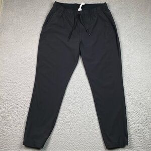 Travis Mathew Jogger Pants Men's Size XL Black Elastic Waist Stretch Golf EUC